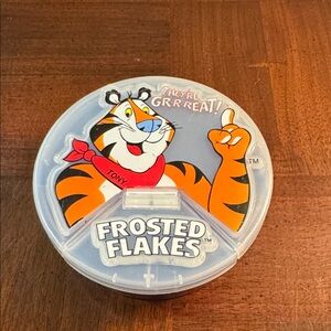 Kelloggs Frosted Flakes 4.25" Snack Container 2000 Tony the Tiger